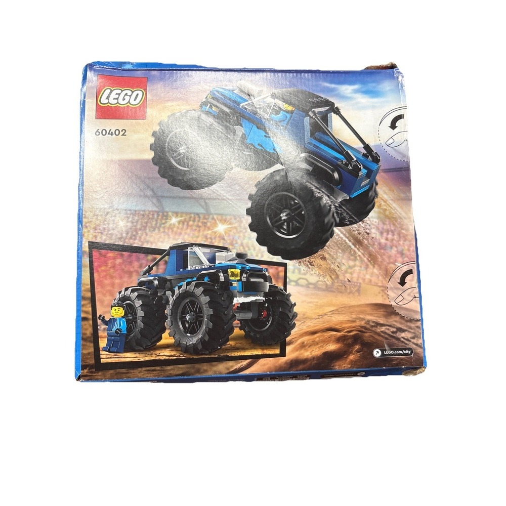 LEGO CITY Blue Monster Truck 60402 Brand New Sealed Box Legos - Picture 2 of 4